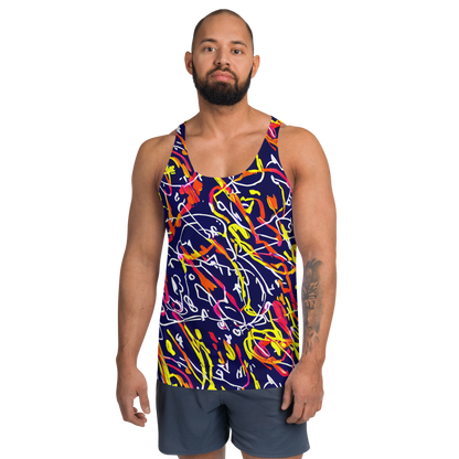 Men's Tank Top - Neon Currents