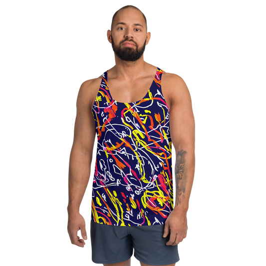 Men's Tank Top - Neon Currents