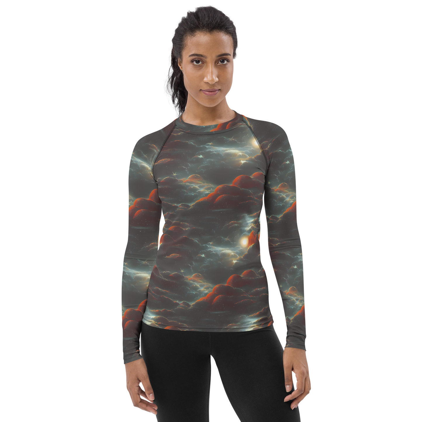 Women's Rash Guard - Stellar Highlands