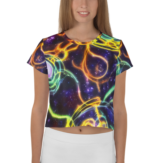 Women's Crop Tee - Carracci Cosmos