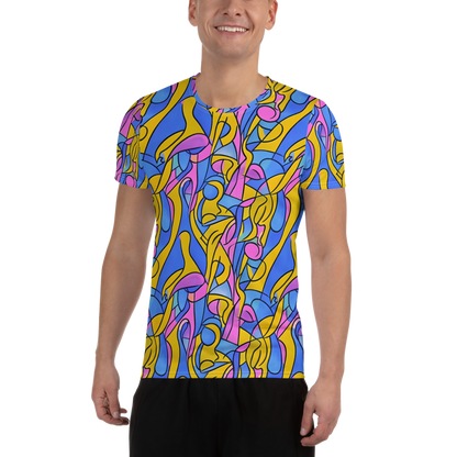 Men's Athletic T-Shirt - Cosmic Curves