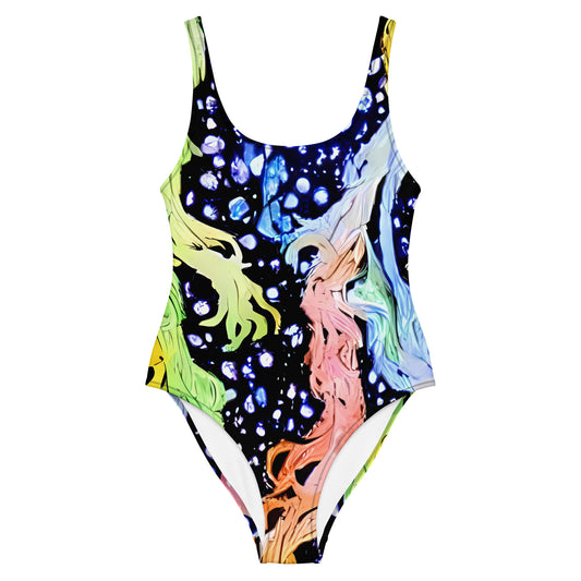 One-Piece Swimsuit - Celestial Serenade