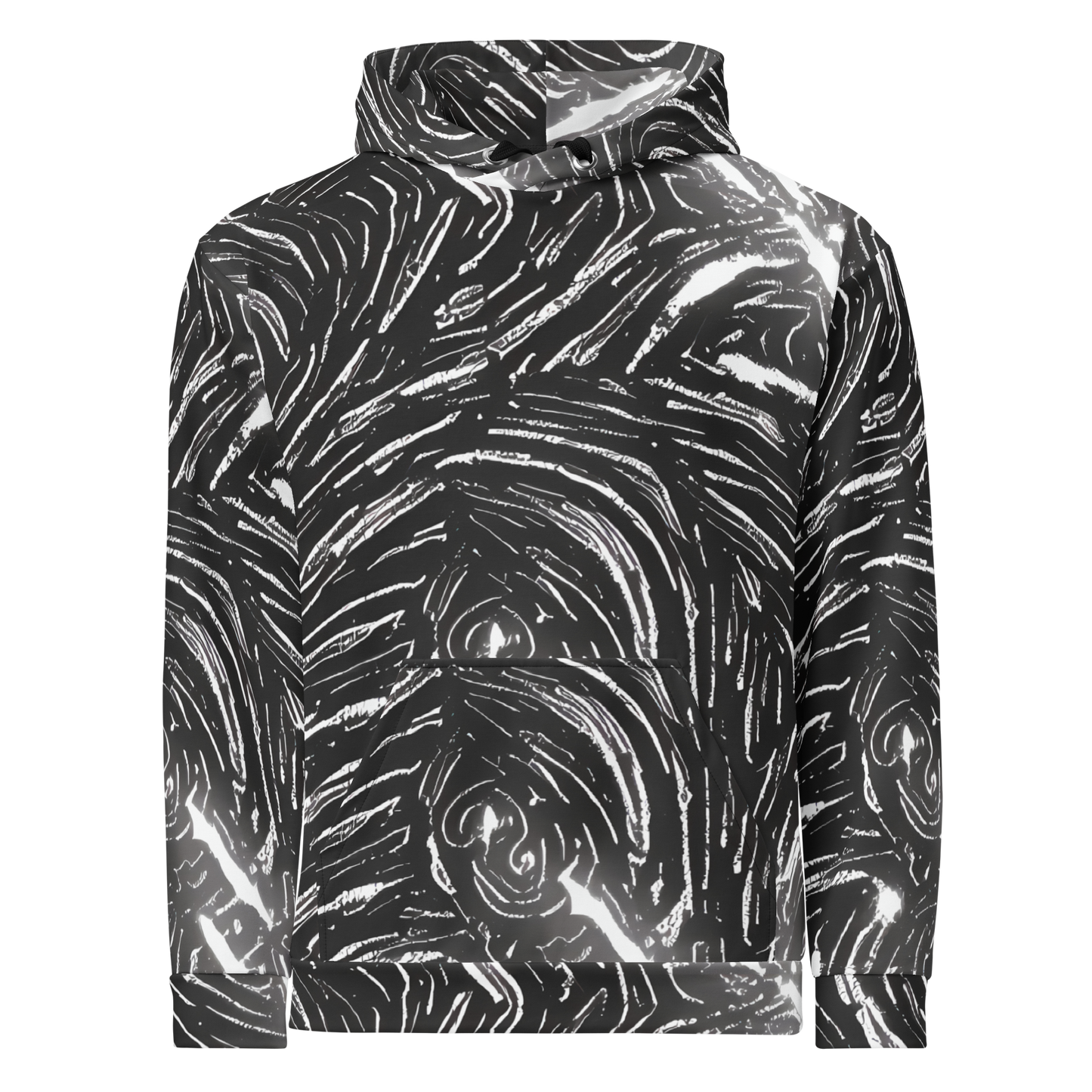 Hoodie - Silver Swirl