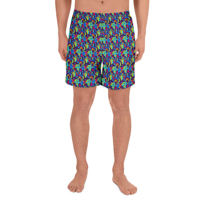 Athletic Long Shorts - Psychedelic Harmony