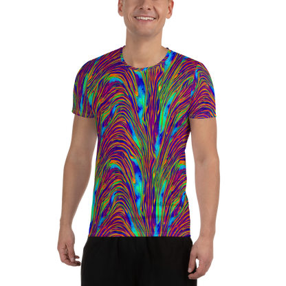 Men's Athletic T-Shirt - Lux Waves
