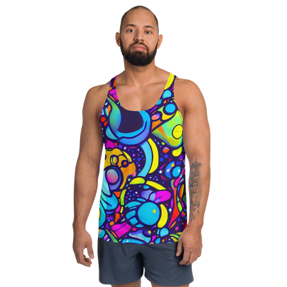 Men's Tank Top - Neon Graffscape