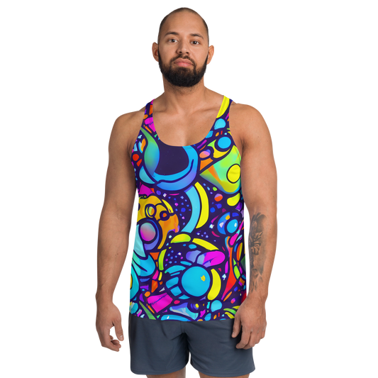 Men's Tank Top - Neon Graffscape