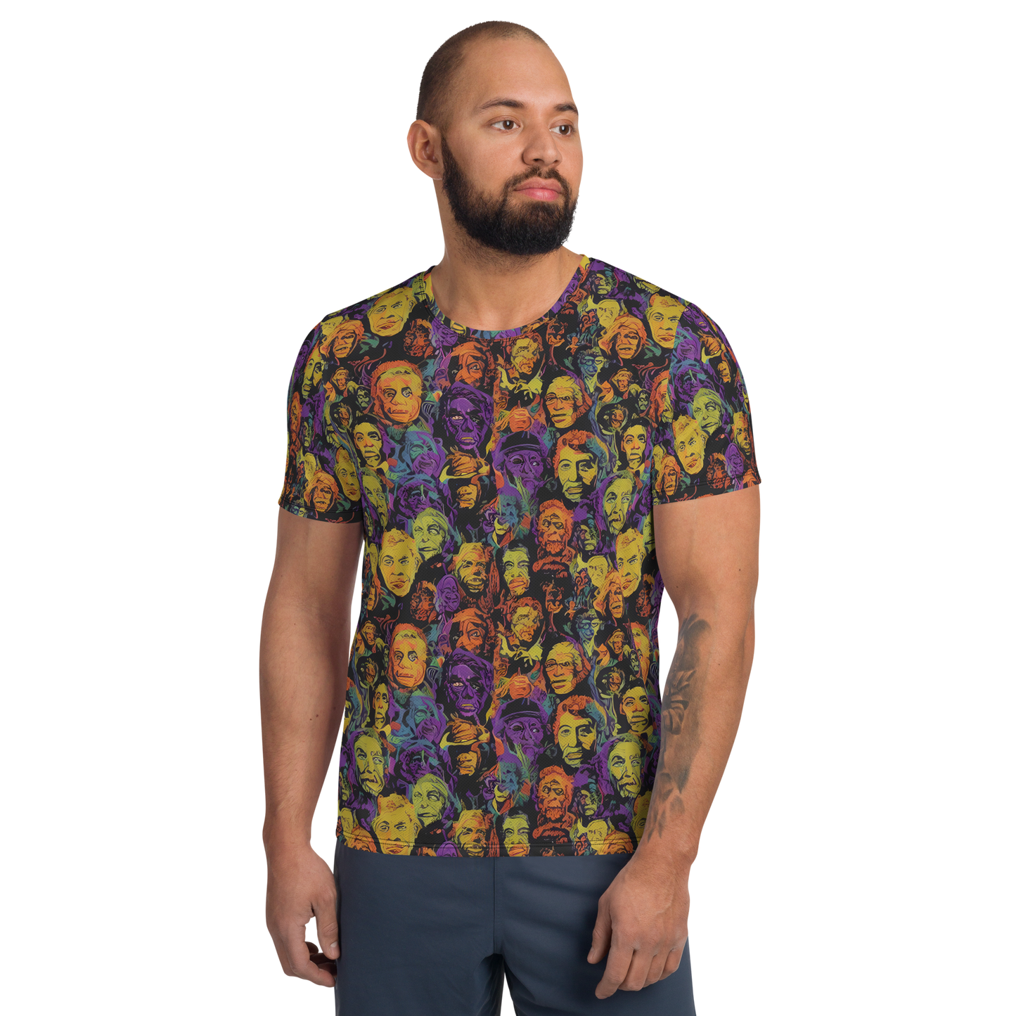 Men's Athletic T-Shirt - Kaleidoscopic Spirits