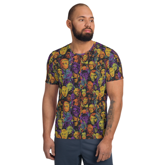 Men's Athletic T-Shirt - Kaleidoscopic Spirits