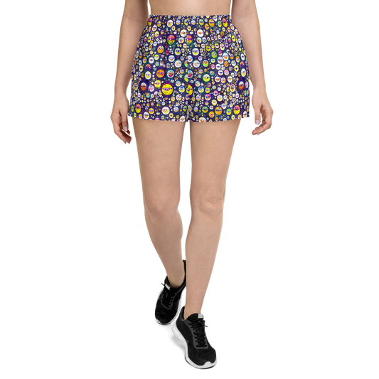 Women’s Athletic Shorts - Whimsical Eyescape