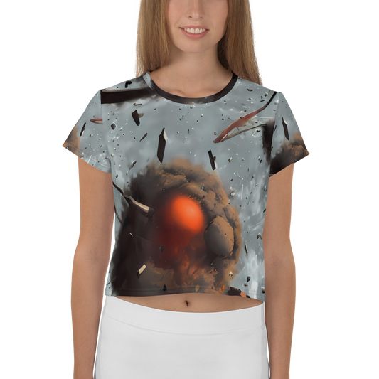 Women's Crop Tee - Celestial Collision