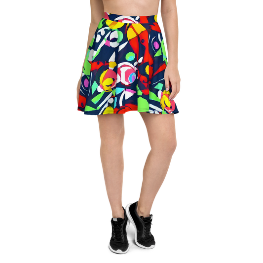 Skater Skirt - Chagall's Dream