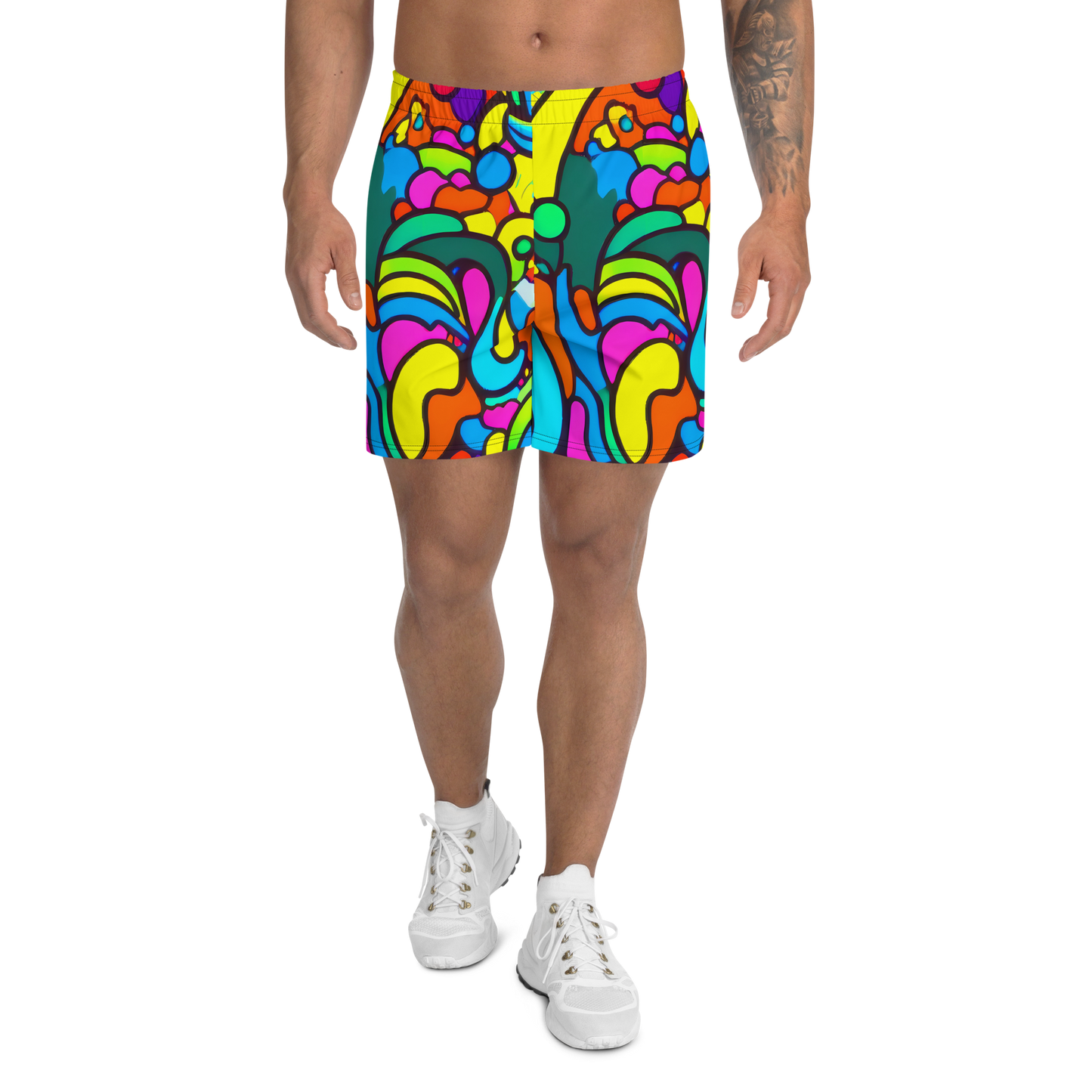 Men's Athletic Shorts - Chromadoodle Junction