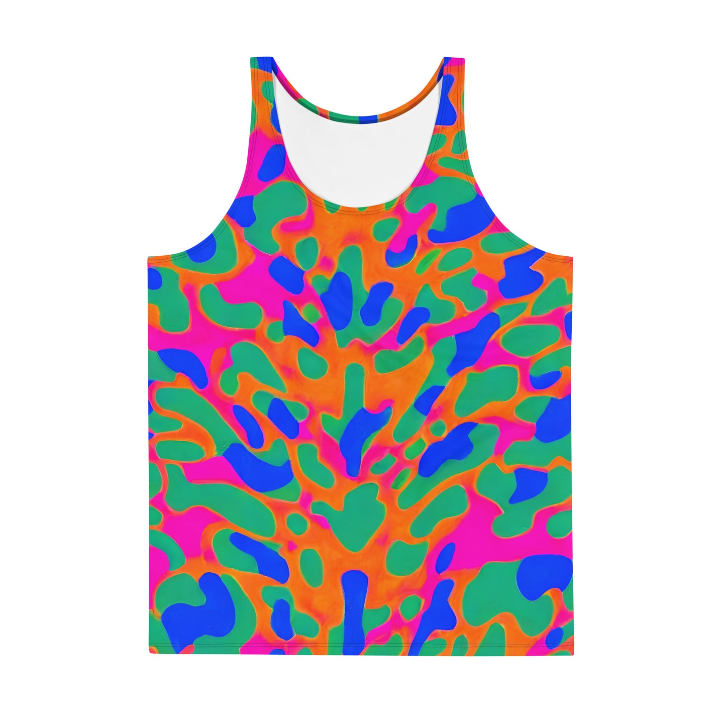 Men's Tank Top - Fluorescent Camouflage