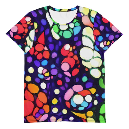 Men's Athletic T-Shirt - Bubble Fantasia