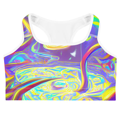 Sports Bra - Daliesque Drift