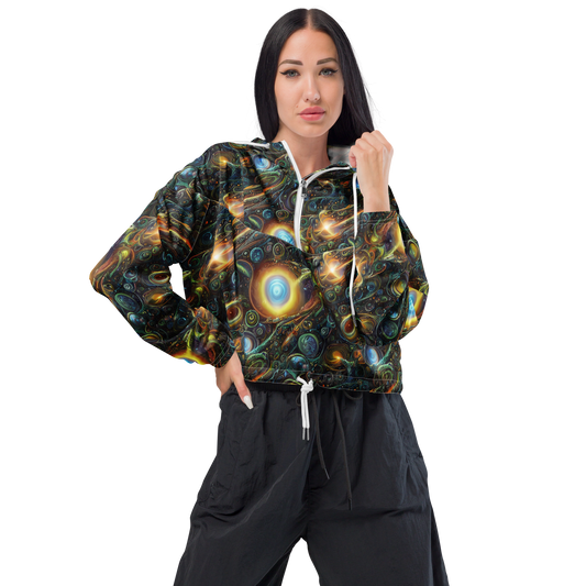 Women's Cropped Windbreaker - Ferez Vortex