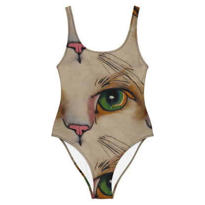 One-Piece Swimsuit - Emerald Gaze