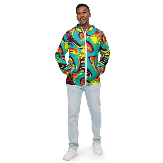 Men's Windbreaker - Retro Ribbon