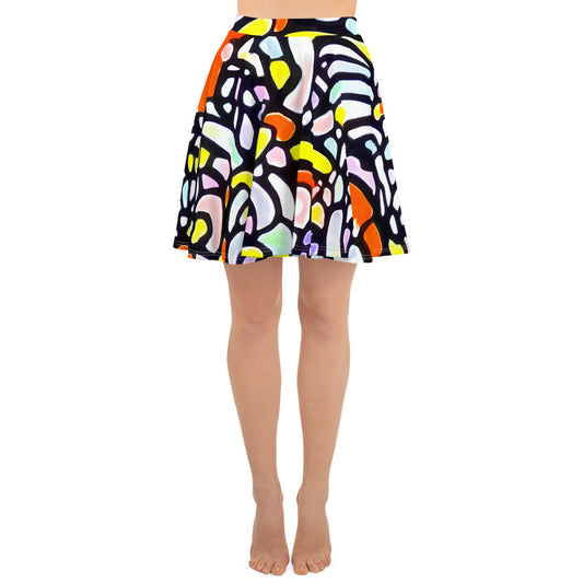 Skater Skirt - Cubist Carousel