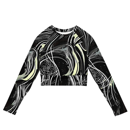 Long Sleeve Crop Top - Helmut's Whisper