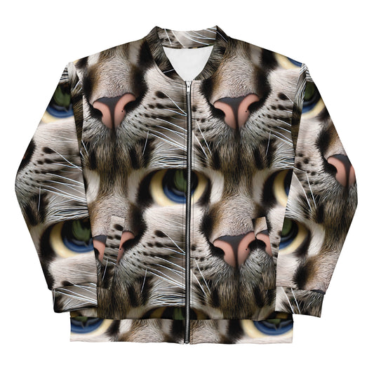 Bomber Jacket - Feline Mirage