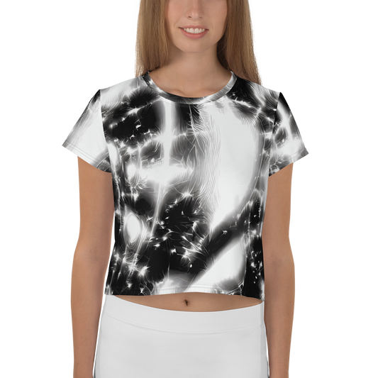 Women's Crop Tee - Electric Nightfall