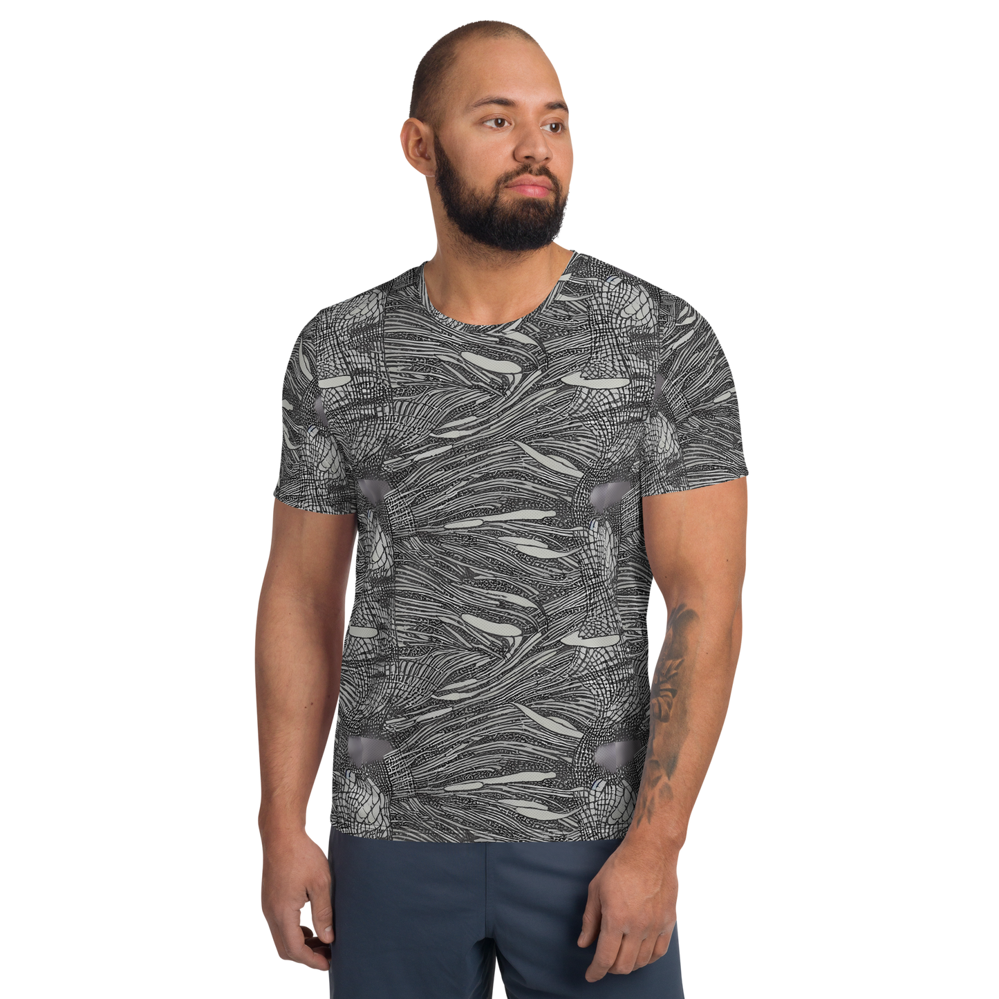 Men's Athletic T-Shirt - Sable Currents