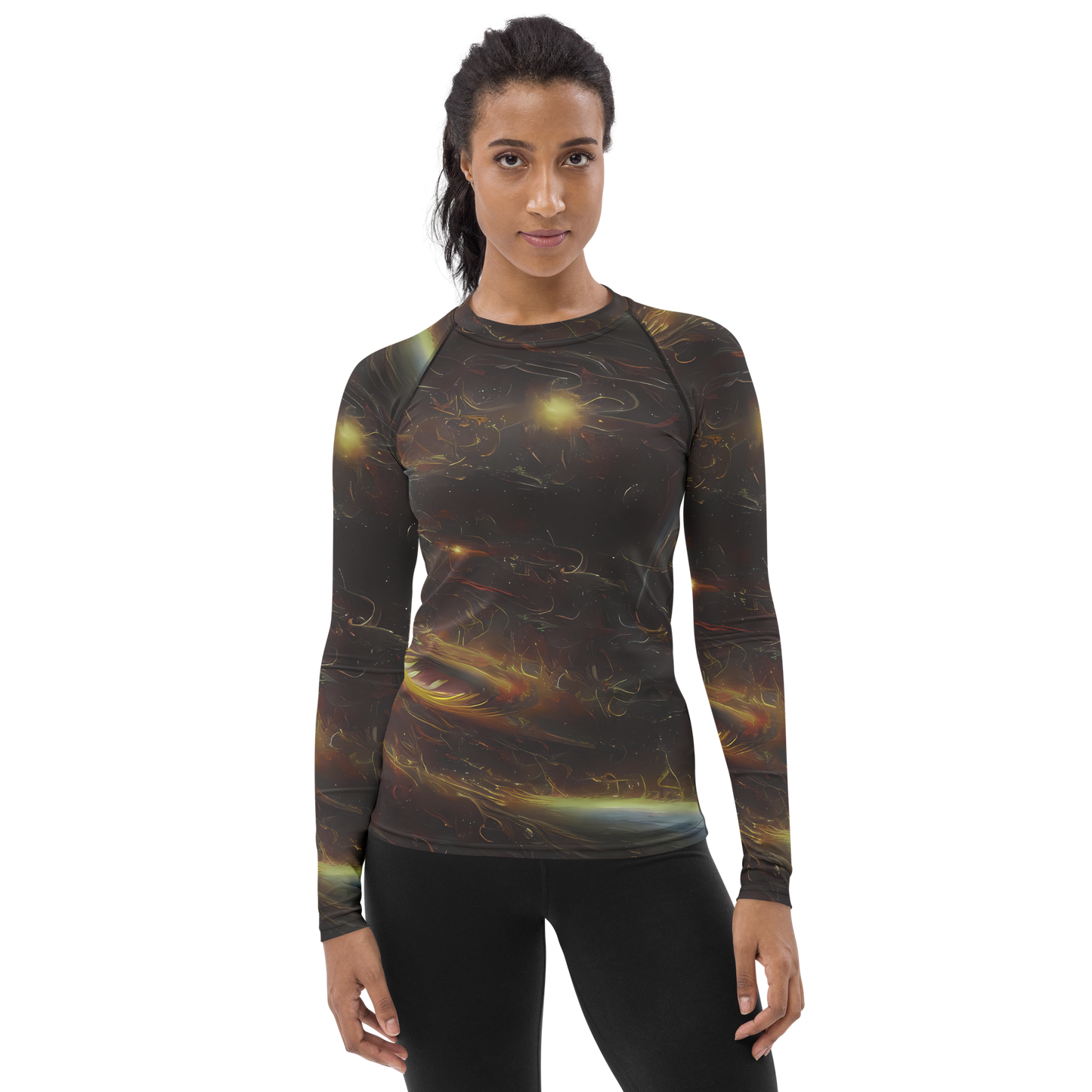 Women's Rash Guard - Quantum Illusions
