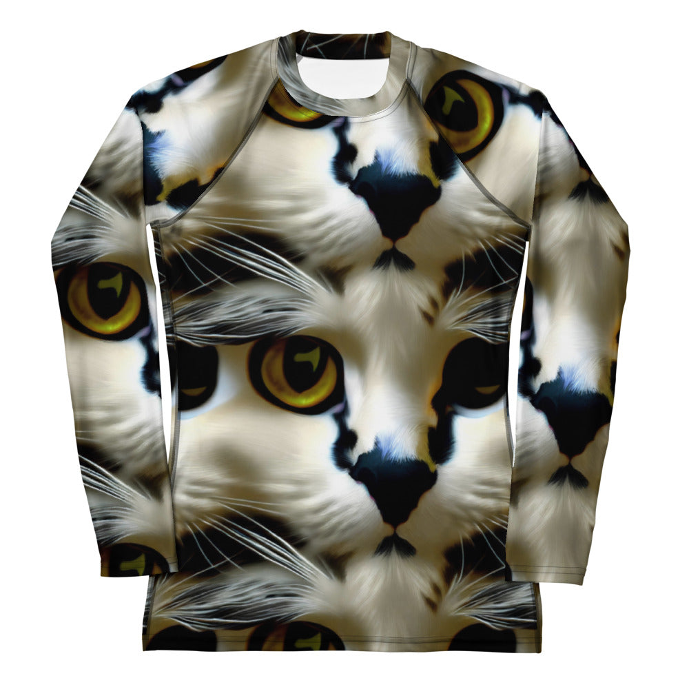 Women's Rash Guard - Feline Fancy