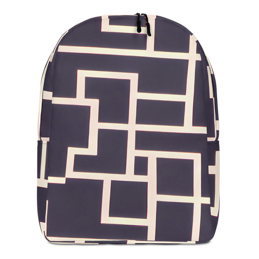 Minimalist Backpack - Gilded Gridlock