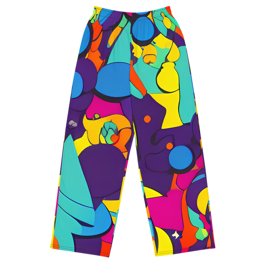 Wide-Leg Pants - Psychedelic Harmony