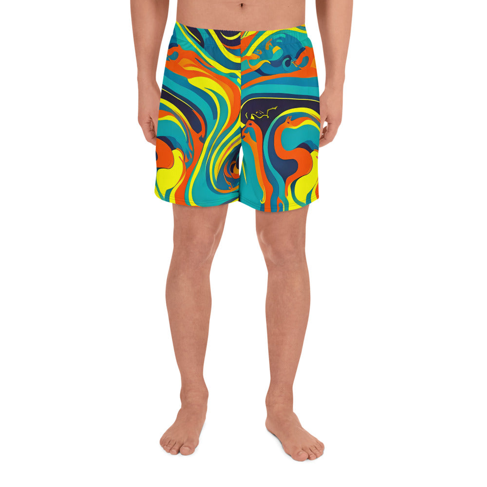 Men's Athletic Shorts - Mythic Maelstrom