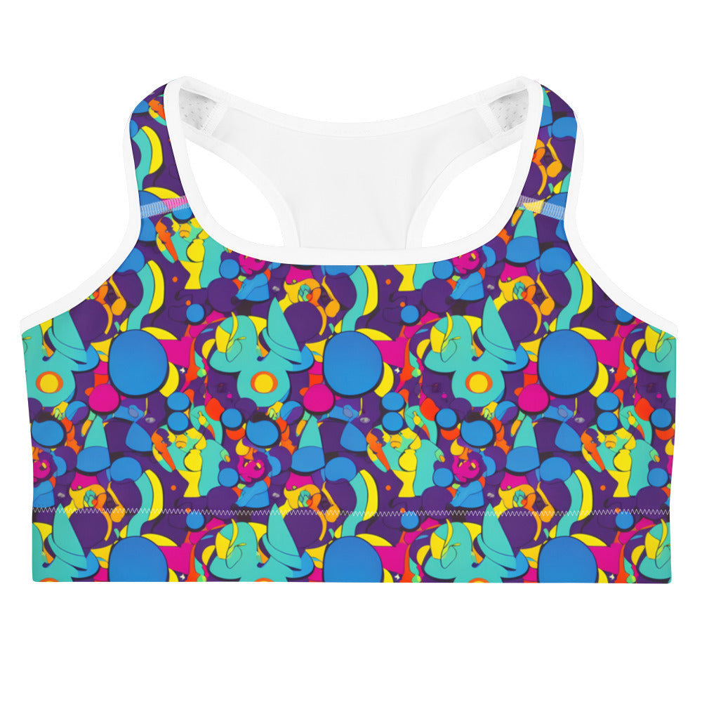 Sports Bra - Psychedelic Harmony