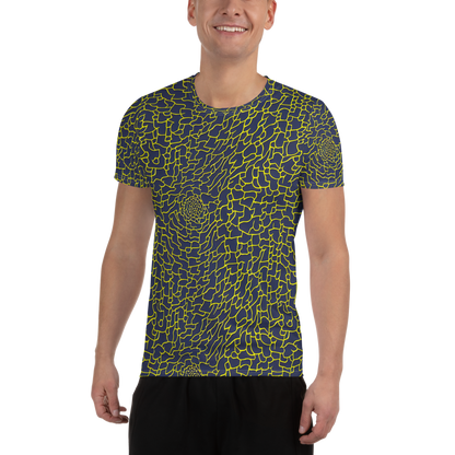 Men's Athletic T-Shirt - Nightshade Maze