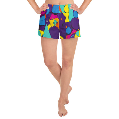 Women’s Athletic Shorts - Psychedelic Harmony