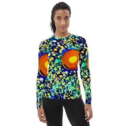 Women's Rash Guard - Illuminated Whirl