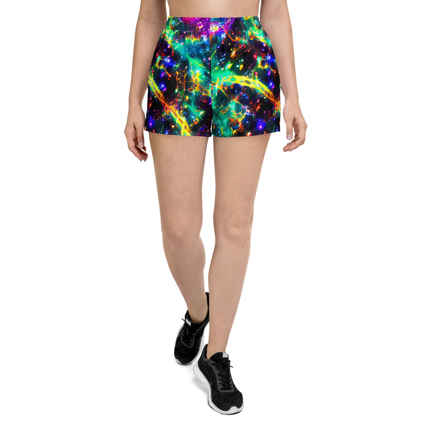 Women’s Athletic Shorts - Blythe Nebula