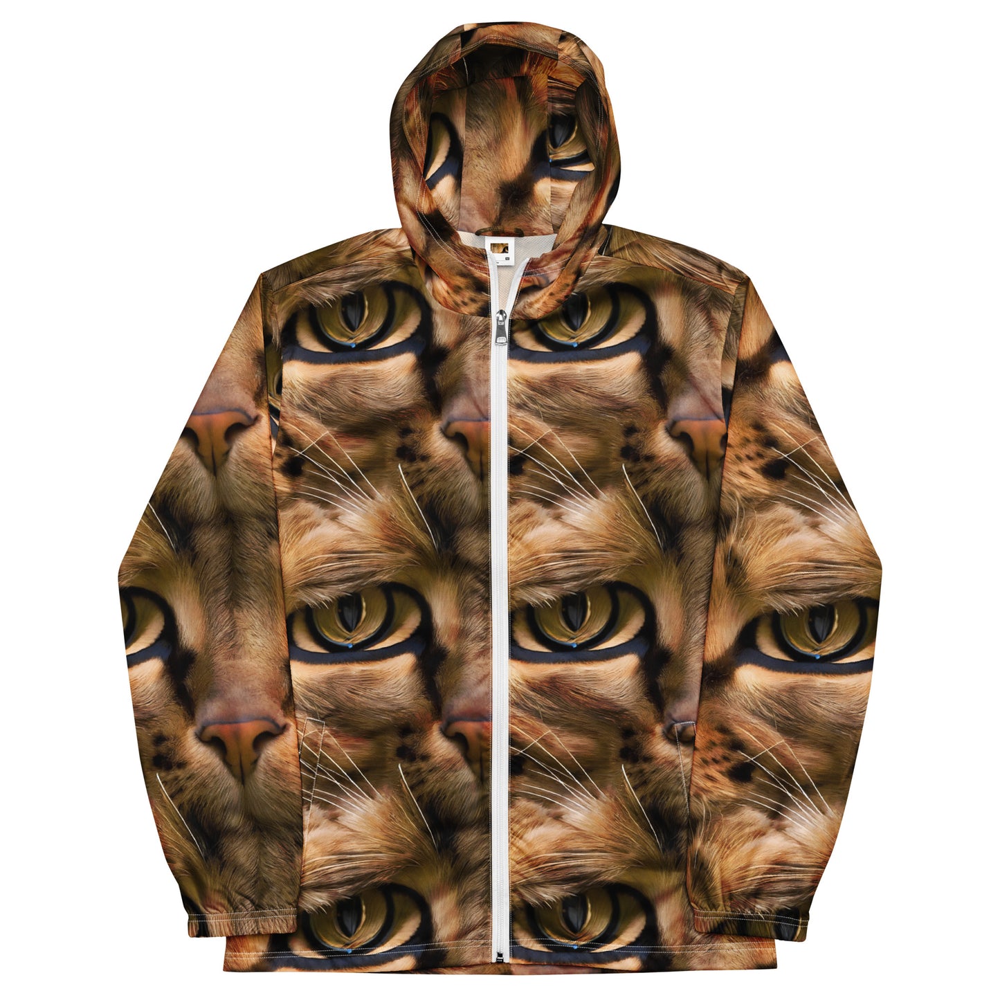 Men's Windbreaker - Feline Whisper