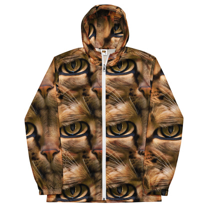 Men's Windbreaker - Feline Whisper