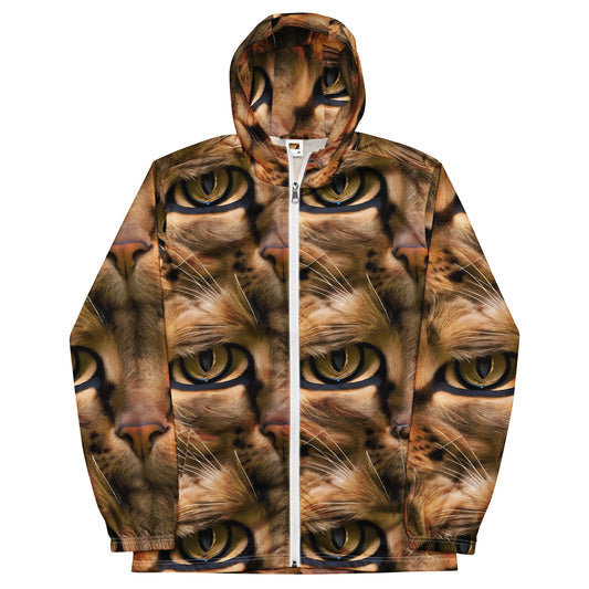 Men's Windbreaker - Feline Whisper