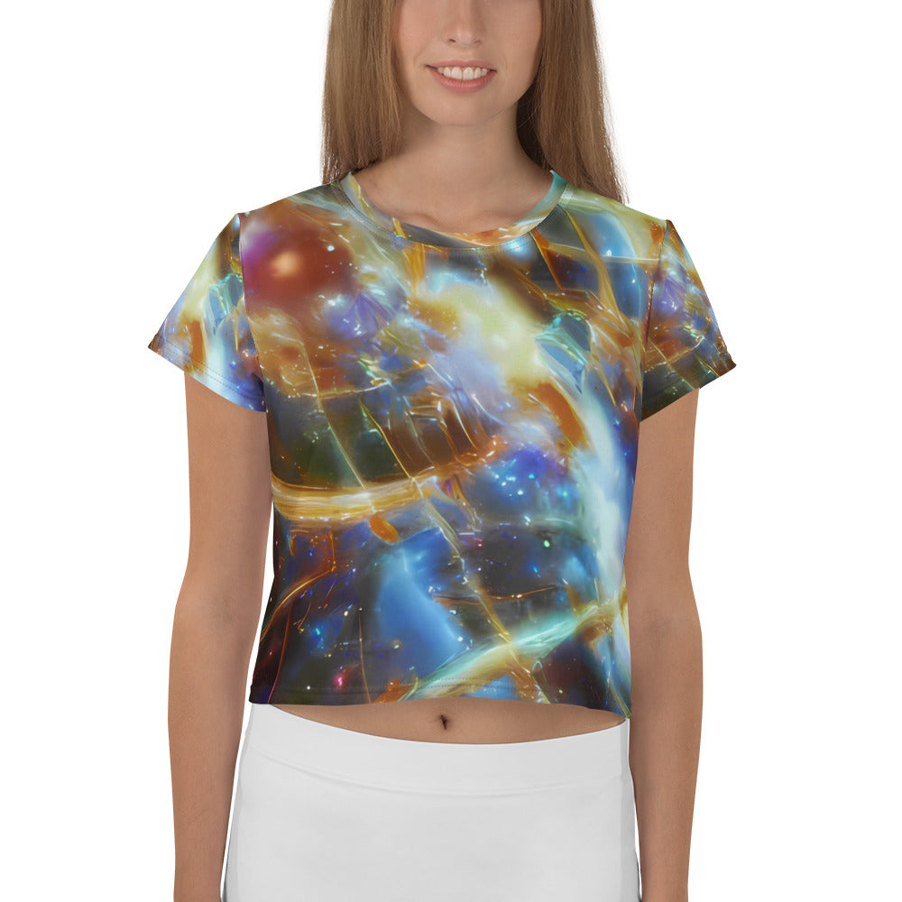 Women's Crop Tee - Comet Clash