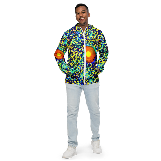 Men's Windbreaker - Illuminated Whirl