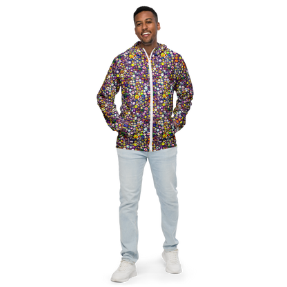 Men's Windbreaker - Mosaic Moods