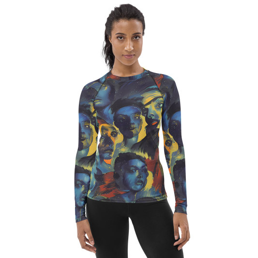 Women's Rash Guard - Vivid Visage