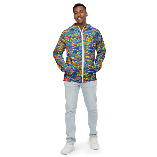 Men's Windbreaker - Chroma Ripple