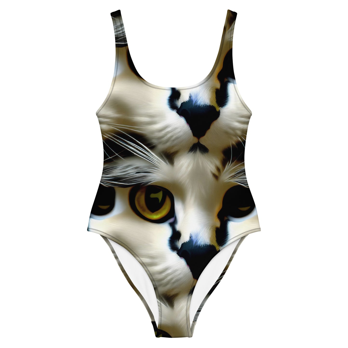 One-Piece Swimsuit - Feline Fancy