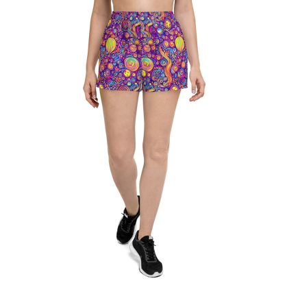 Women’s Athletic Shorts - Festival of Whimsy