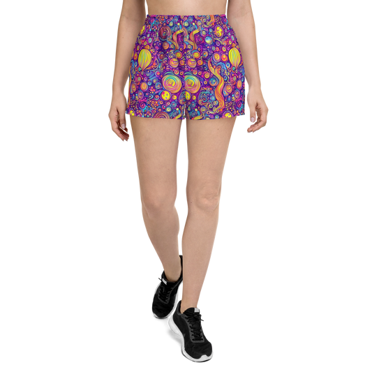 Women’s Athletic Shorts - Festival of Whimsy