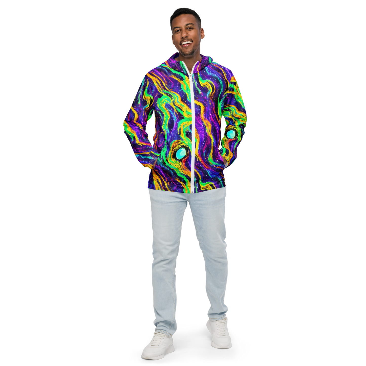 Men's Windbreaker - Jackson Swirl